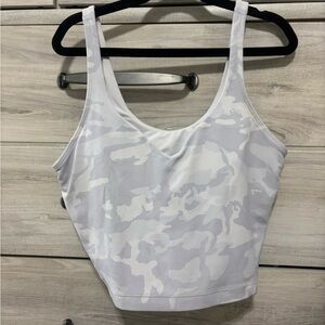 lululemon White Camo Align Tank
